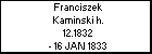 Franciszek Kaminski h.