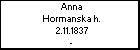 Anna Hormanska h.