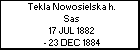 Tekla Nowosielska h. Sas