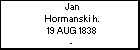 Jan Hormanski h.