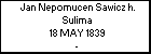 Jan Nepomucen Sawicz h. Sulima