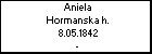 Aniela Hormanska h.