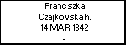 Franciszka Czajkowska h.