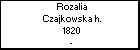 Rozalia Czajkowska h.