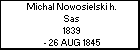 Michal Nowosielski h. Sas