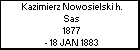 Kazimierz Nowosielski h. Sas