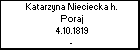 Katarzyna Nieciecka h. Poraj
