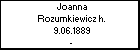 Joanna Rozumkiewicz h.