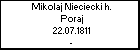 Mikolaj Nieciecki h. Poraj