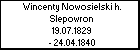 Wincenty Nowosielski h. Slepowron