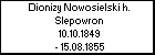 Dionizy Nowosielski h. Slepowron