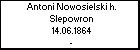 Antoni Nowosielski h. Slepowron