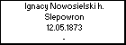 Ignacy Nowosielski h. Slepowron