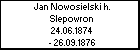Jan Nowosielski h. Slepowron