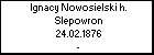 Ignacy Nowosielski h. Slepowron