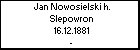 Jan Nowosielski h. Slepowron