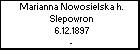Marianna Nowosielska h. Slepowron