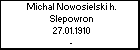 Michal Nowosielski h. Slepowron
