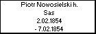 Piotr Nowosielski h. Sas
