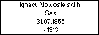 Ignacy Nowosielski h. Sas
